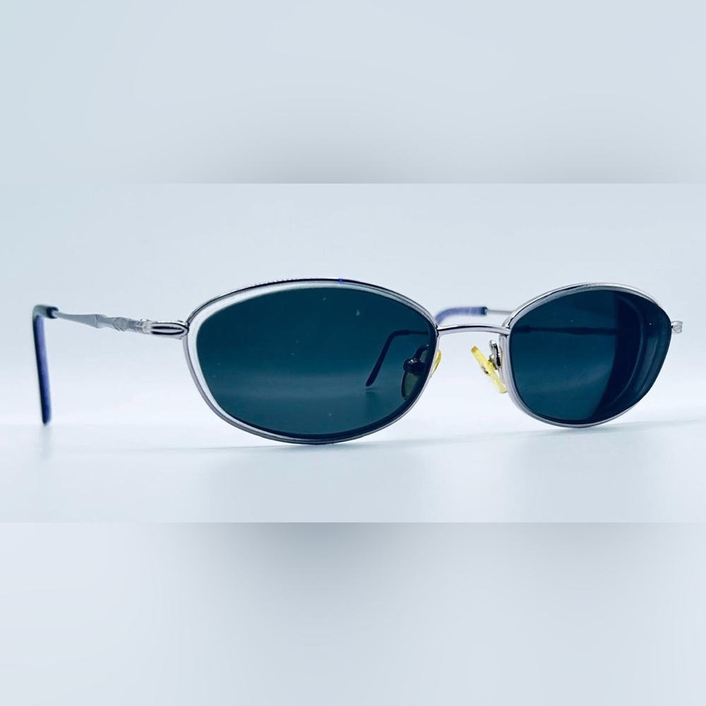 Maryland 112 Silver Purple Oval Sunglasses Frames Only